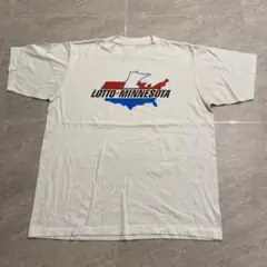 90s シングルステッチ USA製 ミネソタ 宝くじ プロモ アート Tシャツ