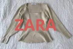 Zara ベージュニット