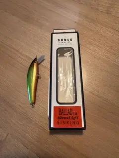 ケ*ン様 ソウルズ　バラッド　オリジナル　ハンドメイド バルサ ミノー　モノクロ ケ*ン様 ソウルズ バラッド オリジナル ハンドメイド バルサ