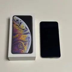 iPhone XSMax 本体 256GB シルバー 箱・説明書付き 初期化済み
