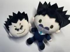 ハンターハンター 上海限定 ぬいぐるみ ぬいぐるみバッジ　レオリオ