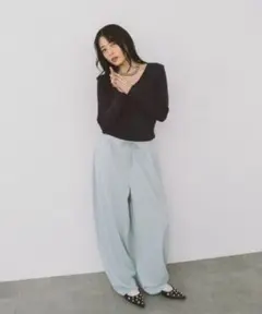 HANNE 新品タグ付き カップイン ロンT クロップド丈 春 夏