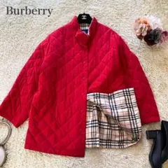 【大きいサイズ】 バーバリーロンドン キルティングコート ノバチェック 2XL