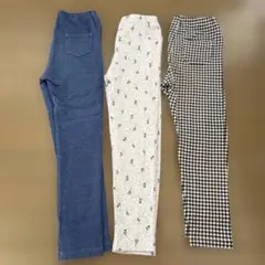 ユニクロ　レギンス　120cm 3組セット