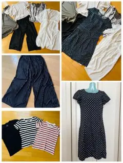 Discort・無印　夏服まとめて10点ワンピース　プリーツロングワイドパンツM