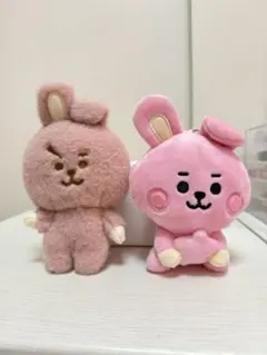 BT21 cookyぬいぐるみ 2体セット