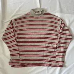 high neck border Knit
