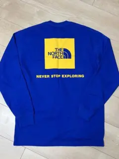 THE NORTH FACE 長袖カットソー Mサイズ　バックスクエアロゴ