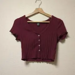 SHEIN リブ編み トップス S