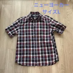 ニューヨーカー　半袖シャツ　サイズL 綿100%