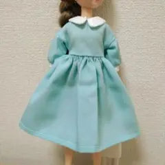 リカちゃん 丸えりワンピース ミント