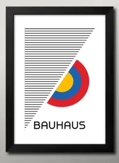 16008■ポスター アート 絵画『バウハウス　BAUHAUS』A3 マット紙