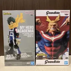 僕のヒーローアカデミア　緑谷出久　オールマイト　フィギュア2点まとめ売り