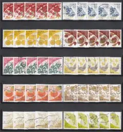 119【使用済】伝統色第1集82円・10種50枚