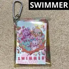 SWIMMER スイマー　カラビナ付き　マルチポーチ　クリアポーチ　キーホルダー