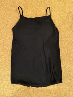 ユニクロ　UNIQLO マメクロゴウチ ブラック ブラトップ　キャミソール L
