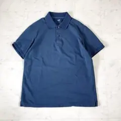 ユニクロ UNIQLO ポロシャツ L ブルーグレー 定番 ベーシック
