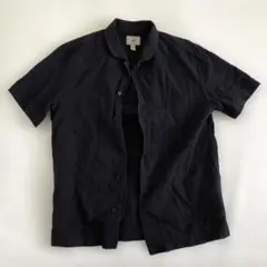 H&M ネイビー 半袖シャツ レギュラーフィット