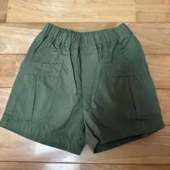 マーキーズ MARKEYS 新品未使用タグ付 100 カーキ ショートパンツ