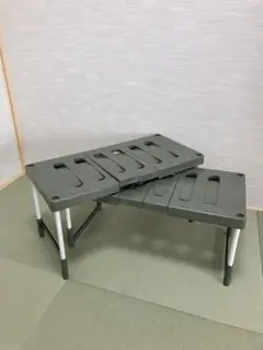 伸縮タイプ　押入れ収納棚　2個セット