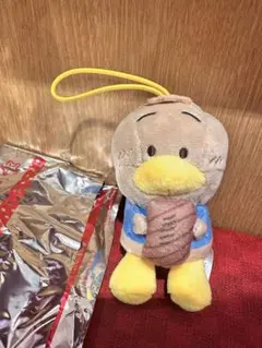 スシロー　サンリオ　ぬいぐるみマスコット　あひるのペックル　日焼け　はぴだんぶい