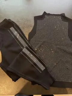 値下げ！キラキラセットアップ　インスタ着用