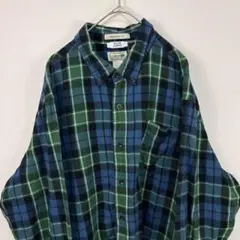 USA古着 エルエルビーン L.L.Bean ネルシャツ