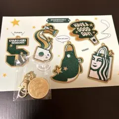 ☆新品未使用☆　スターバックスリワード　ワッペン＆キーホルダー