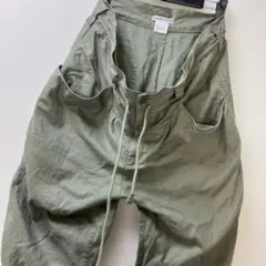 最終❣️美品❣️ツモリチサト❣️メンズ❣️ワイドパンツ❣️リネン入り❣️サラサラ❣️