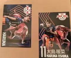 RB大宮アルディージャWOMEN　 大島暖菜　 ポストカード2枚