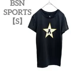 匿名配送✨BSN SPORTS 【S】半袖Tシャツ プリント スポーツ ブラック