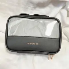 ⭐️ROWNYEON 化粧ポーチ 透明 メイク コスメ ブラック 出張 旅行