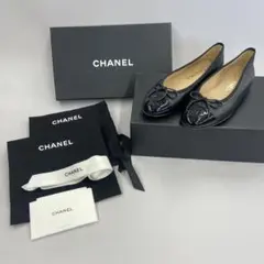 ホ*ト様 シャネル　新品　バレリーナ　CHANEL 34 2/1 2025年最新】chanel バレエシューズ 34の人気アイテム - メルカリ