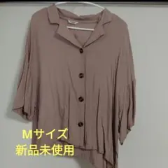 Lutique Mサイズ 新品未使用 シャツ　薄ピンク　しまむら　半袖