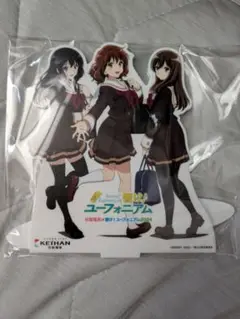 響けユーフォニアム　京阪　コラボ　ミニチュア等身大パネル