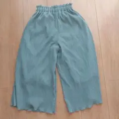 グリーンプリーツパンツ 120サイズ