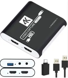 キャプチャーボード Switch対応 4K パススルー対応 HDMIパススルー