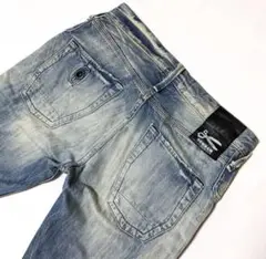 DENHAM デンハム skin 3Y デニム ジーンズ ボタンフライ ジーパン