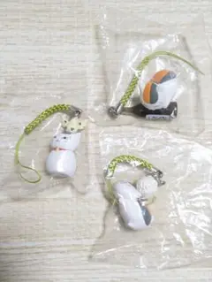 夏目友人帳 ニャンコ先生 徒然 根付ストラップ Part3
