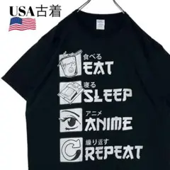 00s USA古着 おもしろいTシャツ 黒 XL ブラックtシャツ