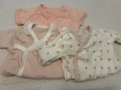 肌着4点セット！女の子50cm〜60cm