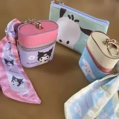 サンリオ　クロミ、シナモン小物入れ　ポチャッココインケース