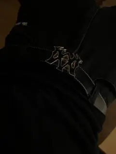 AMIRI ブラックレザーベルト