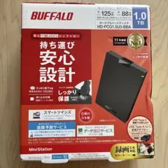 BUFFALO ポータブルハードディスク 1.0TB