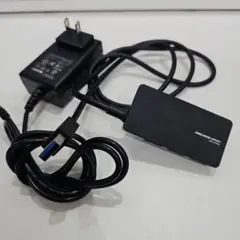 美品！エレコム USB3.0 ハブ 4ポート U3H-A408SBK