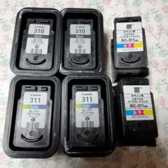 使用済み Canon インクカートリッジ