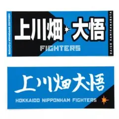 タオルデザインステッカー　２枚セット（上川畑　大悟　＃４）