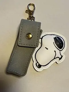 SNOOPY スヌーピー リップケース カラビナ付き