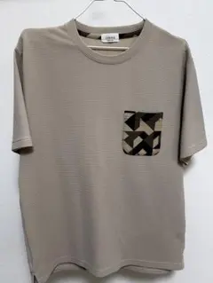 JUNRED ベージュ 半袖シャツ