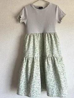 グリーンレーベルリラクシング 半袖ワンピース 120 キッズ